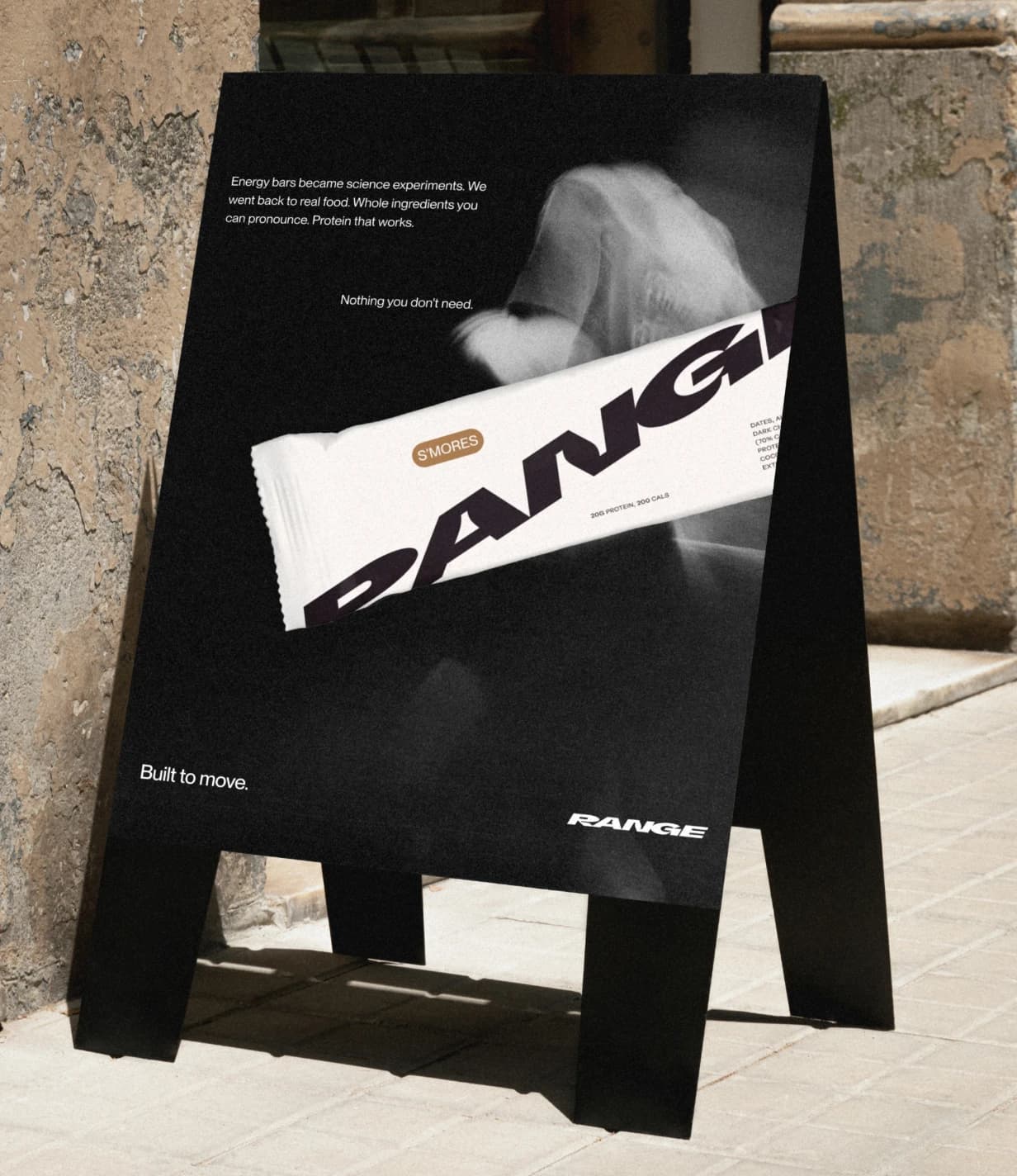 RANGE outdoor advertisement board